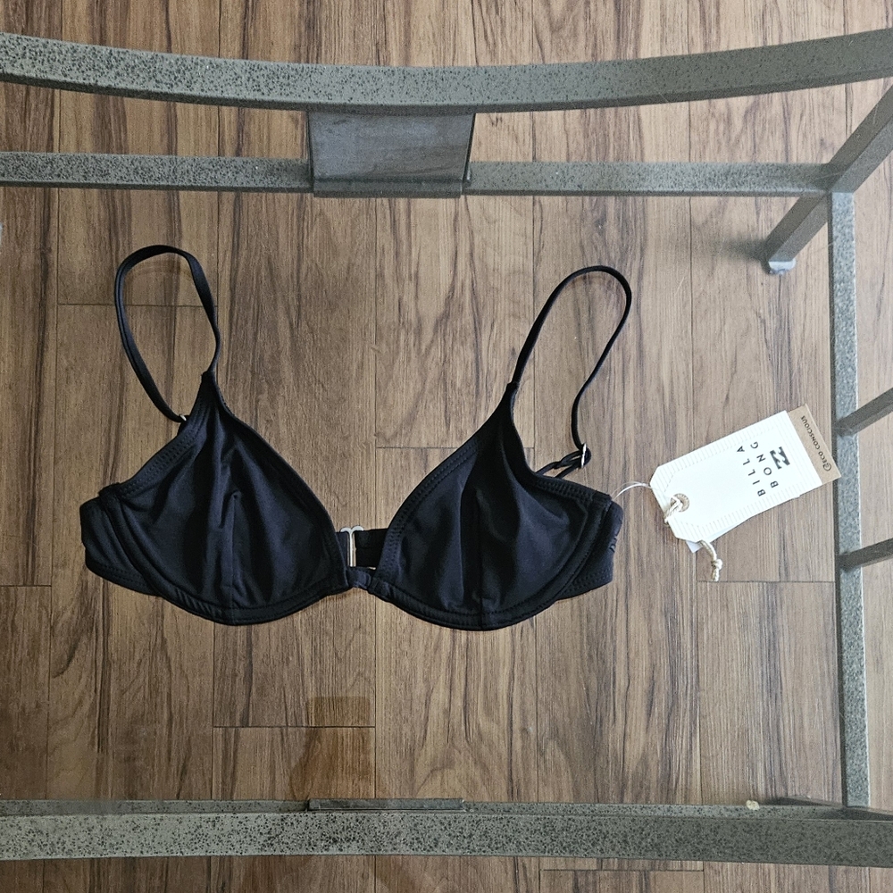 Billabong Black Bikini Top